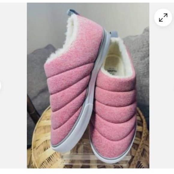 Hurley Arlo Puff Clogs Fabric Casual Slip on Pink Women's Size 9 M - Picture 1 of 8